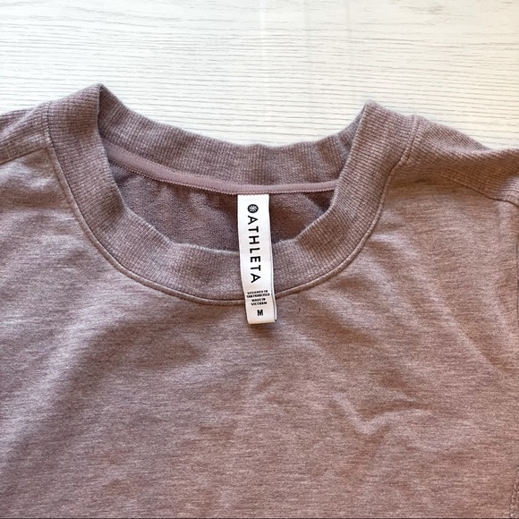 Athleta Long Sleeve Balance Active Sweater Sweatshirt Dress- Medium - Picture 4 of 7